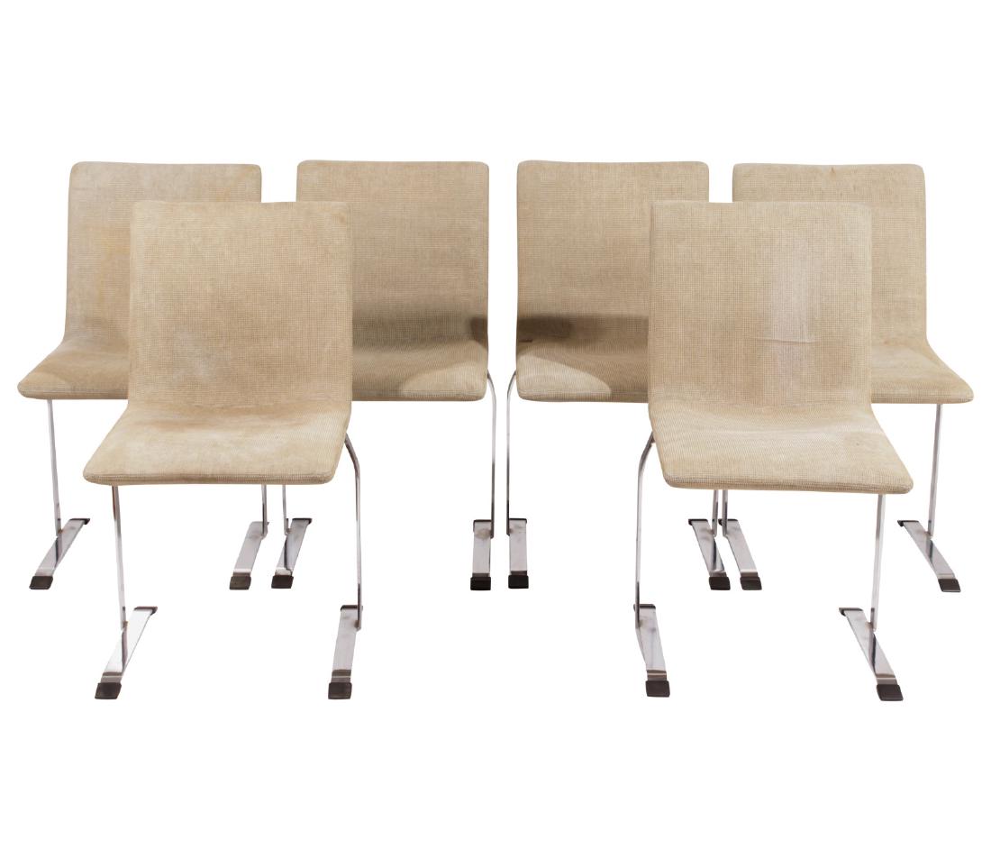 Set SAPORITI Chrome Dining Chairs (1 of 7)