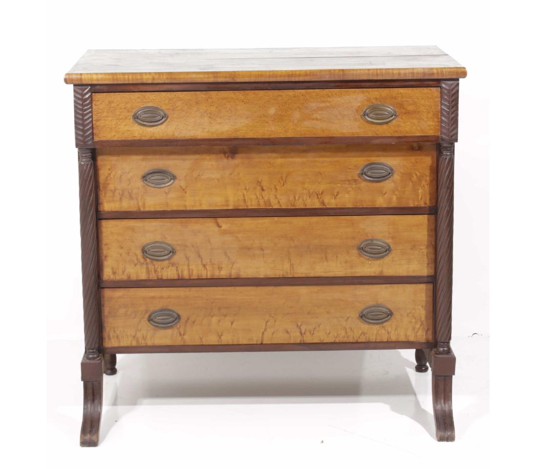 New England Birds Eye Maple Chest (1 of 9)