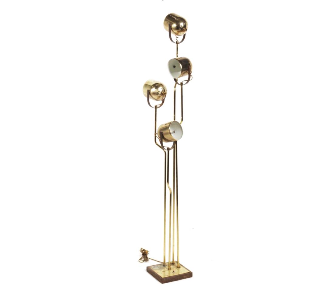 Multi-Arm Brass Floor Lamp (1 of 6)