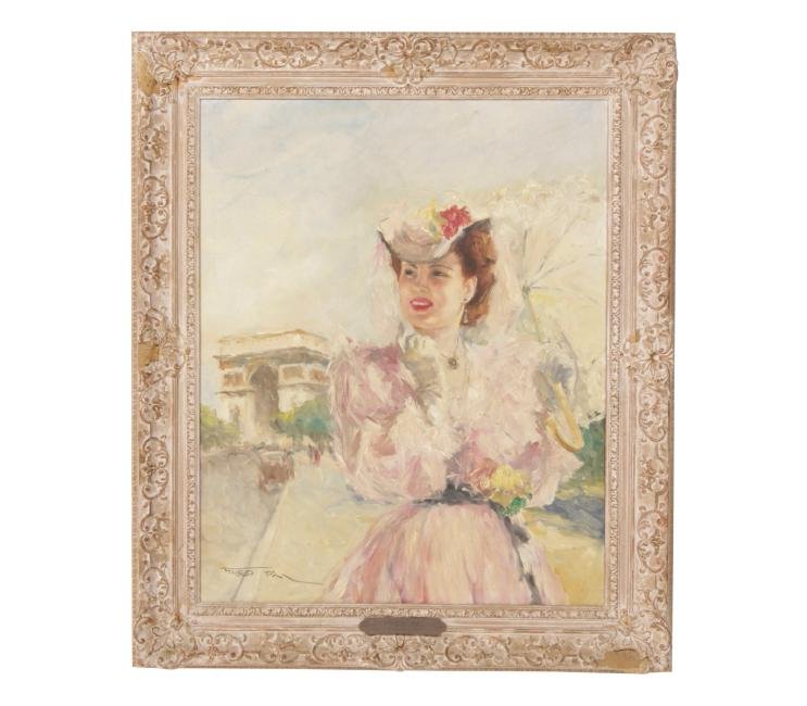 Fried, Pál (1893-1976) Parasol Girl (1 of 20)