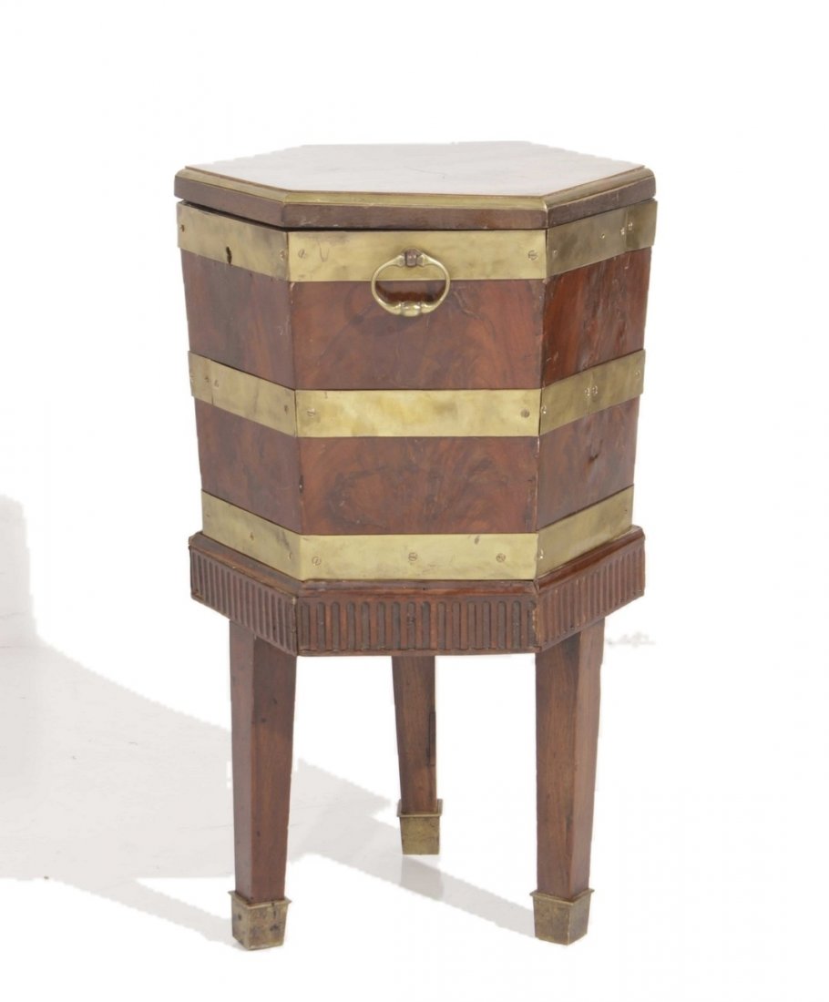 George III Mahogany Cellarette (1 of 6)