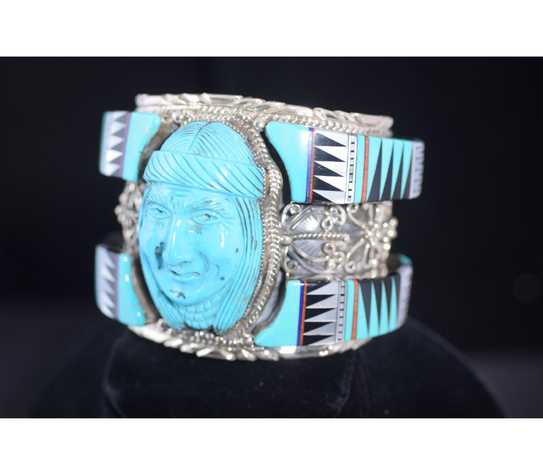 Sterling Silver Zuni Bracelet (1 of 8)