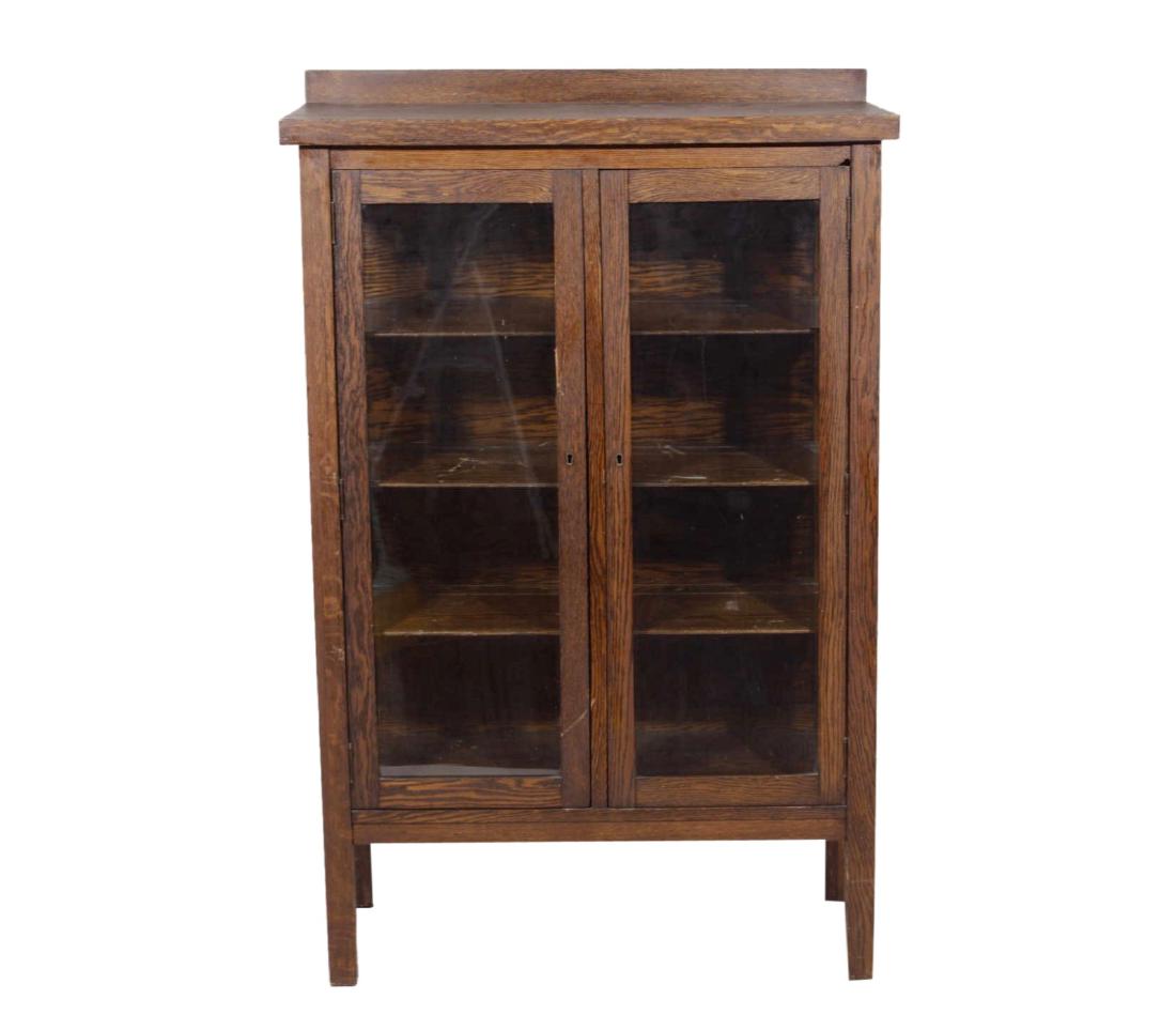 Stickley Style Oak Bookcase (1 of 9)