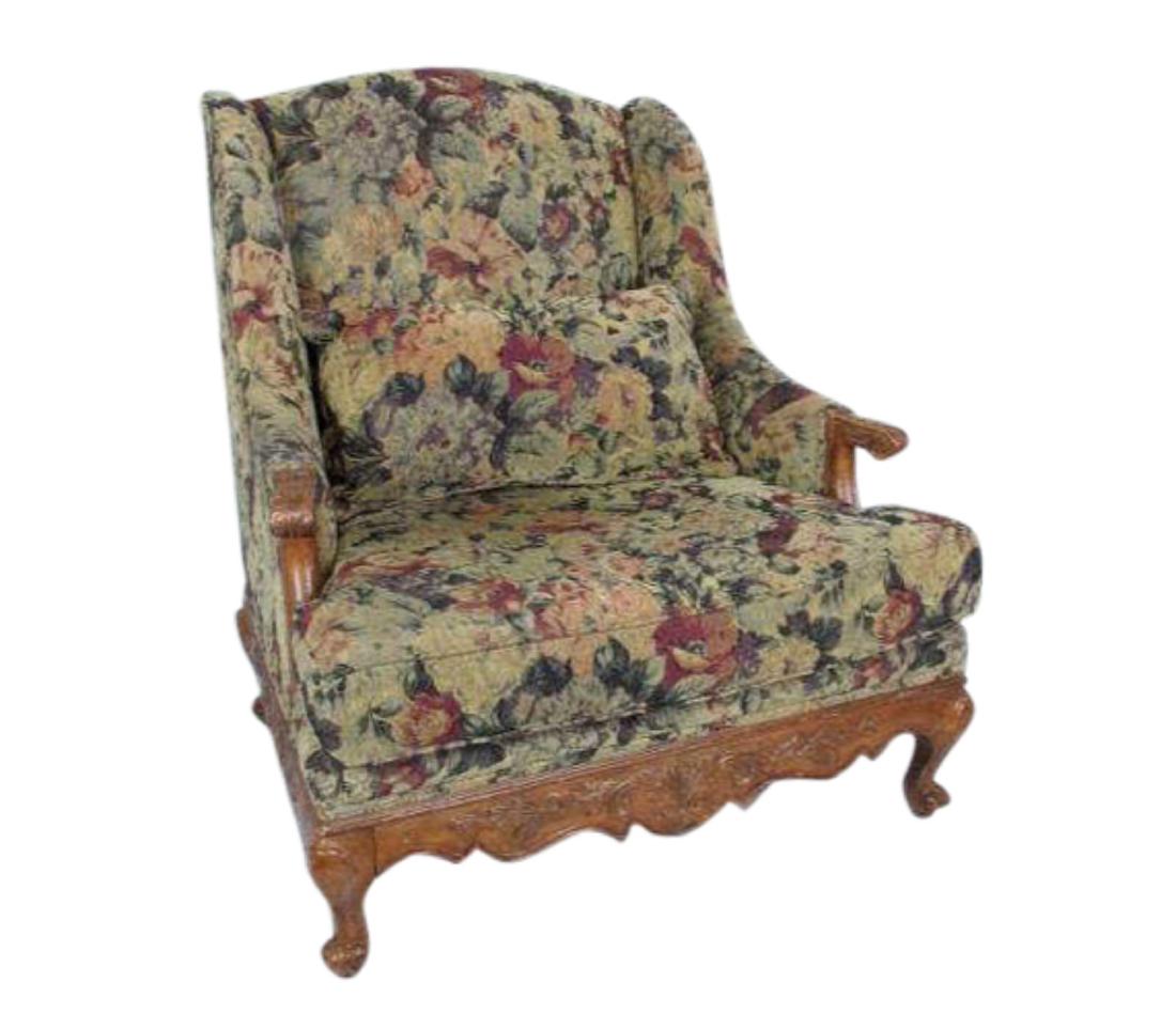 Pr Oversized Arm Chairs (1 of 6)