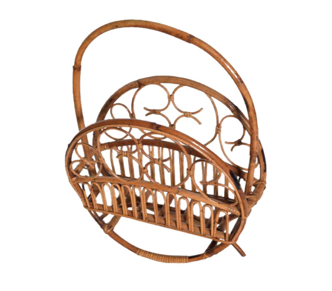 Rattan Magazine Stand (1 of 5)