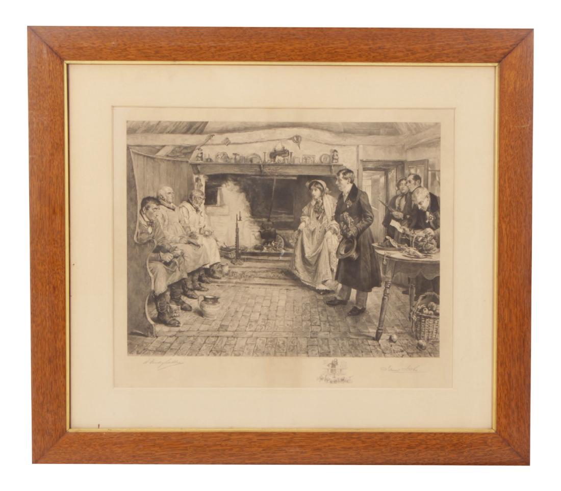James Dobie & Walter Dendy Sadler Etching (1 of 10)