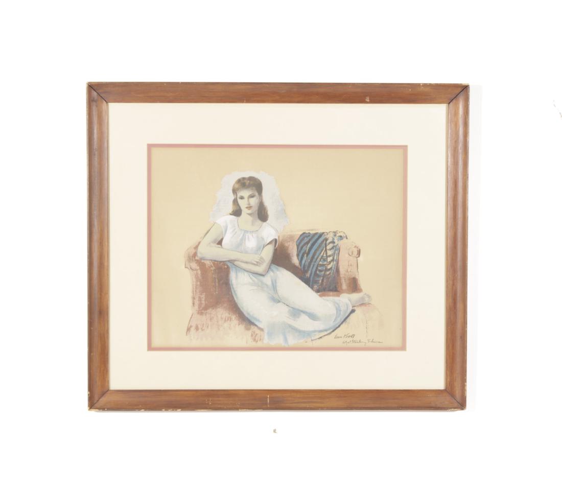 Leon Kroll, ( 1884-1974) 'Portrait of a Woman' (1 of 6)