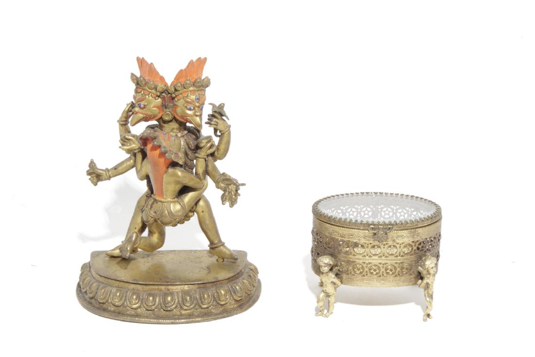 Gilt bronze Statuette (1 of 11)