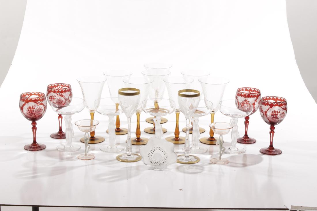 Set of Bohemian Glassware (1 of 10)