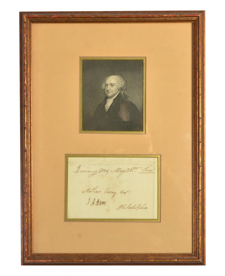 Autograph of John Adams (1 of 2)