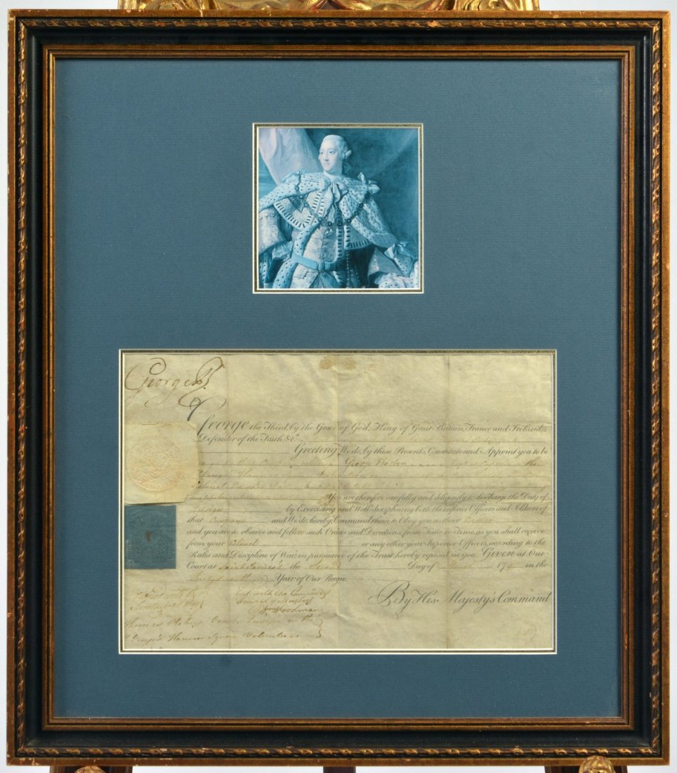 Signature of King George III as Letterhead (1 of 5)