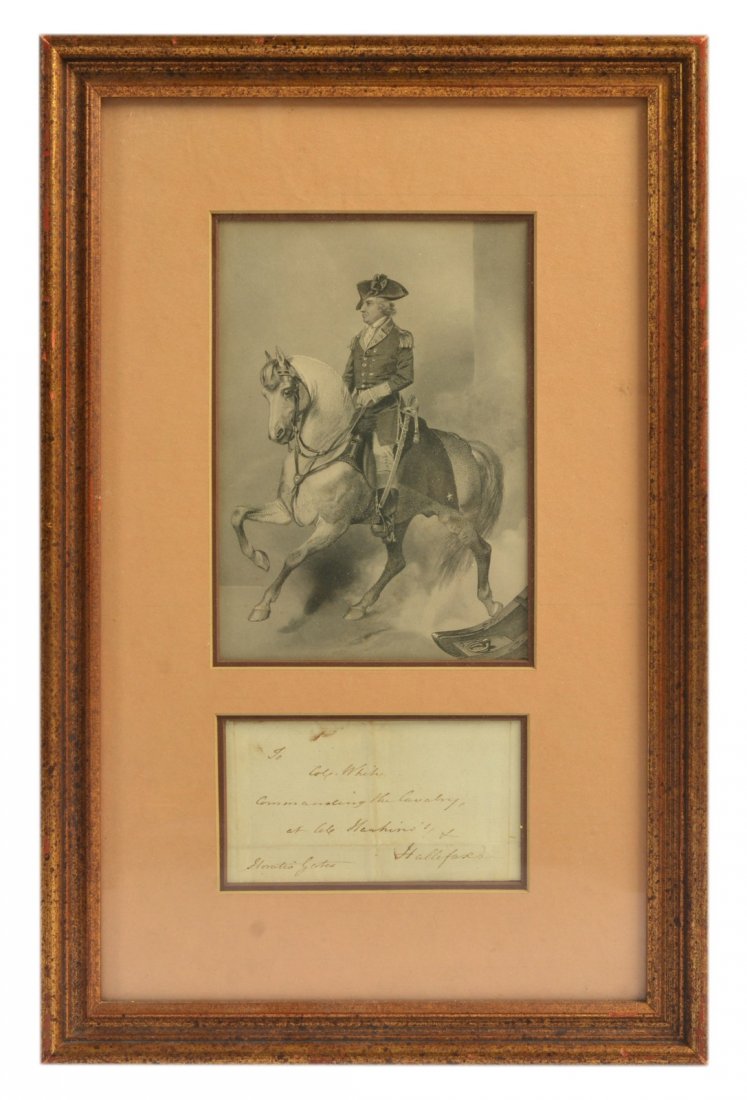 Autograph of Gen. Horatio Gates (1 of 2)