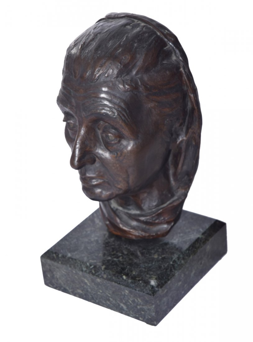 Bronze Portrait Bust of Georgia O' Keeffe, (1 of 5)