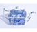 Large Lot of Antique Blue and White Ceramics - 10
