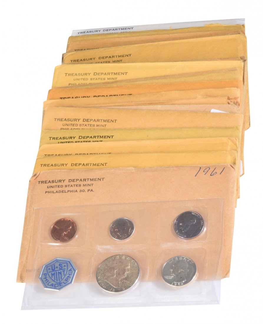 Twenty Two Proof Sets in Original Envelops (1 of 4)