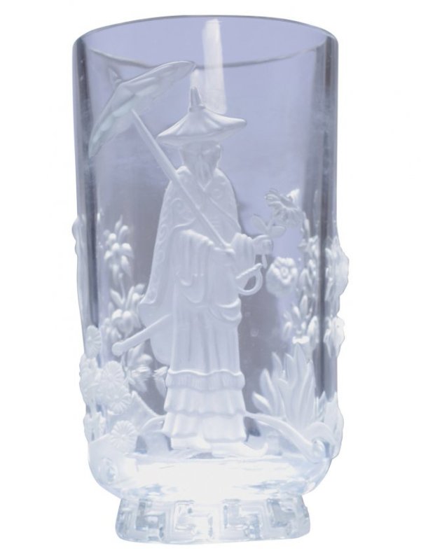 Verlys Footed Art Glass Vase (1 of 5)