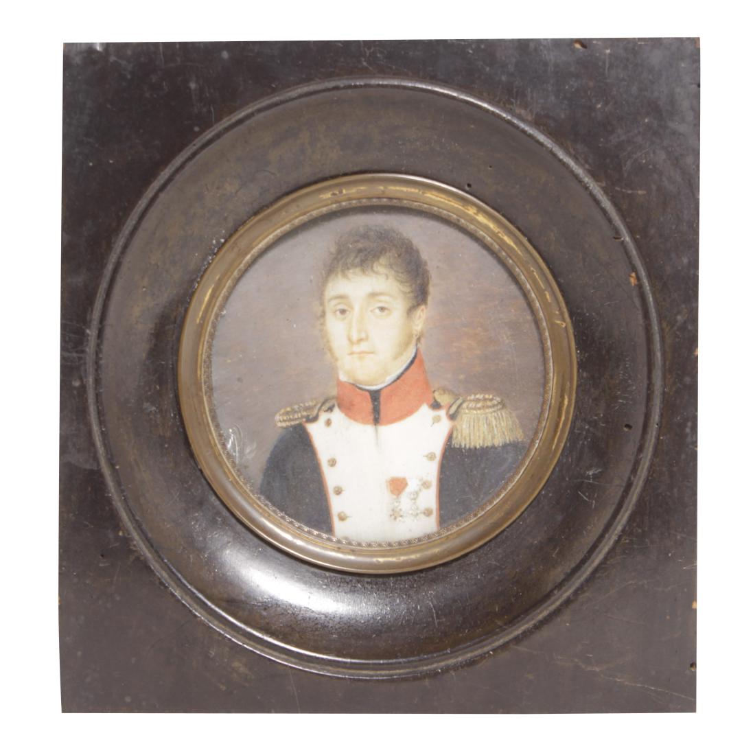 18th C. Miniature Painting of Naval Officer (1 of 5)