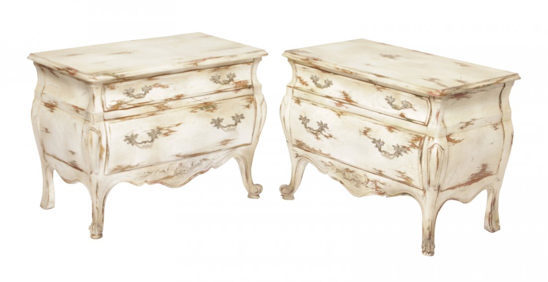 Pair Widdicomb Louis XV Style Diminutive Commodes (1 of 11)