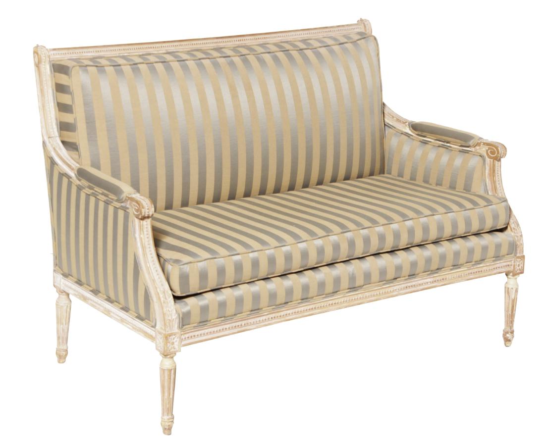 Louis XVI Painted Settee (1 of 7)