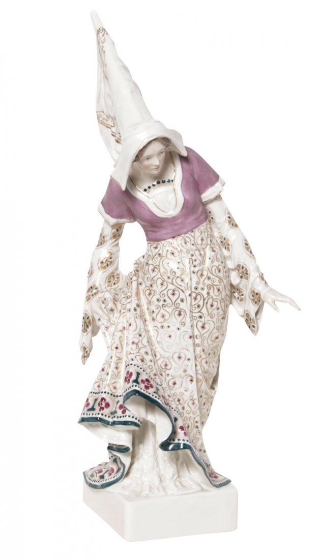 KPM Porcelain Figure of a Woman (1 of 8)