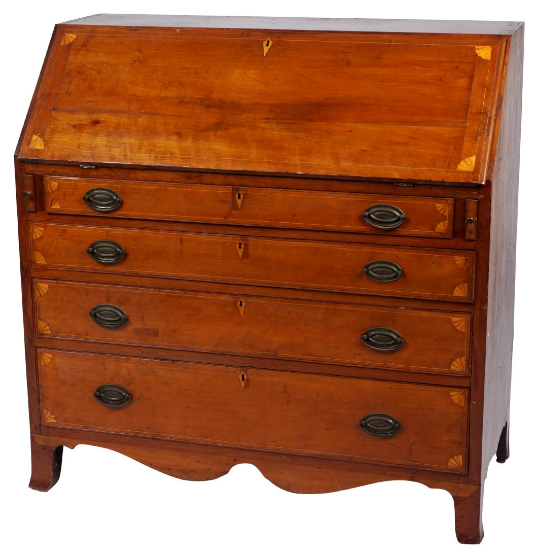 Southern States Cherry Slant Front Desk (1 of 17)