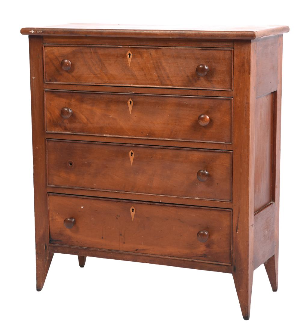 Period Kentucky Miniature Hepplewhite Chest (1 of 8)