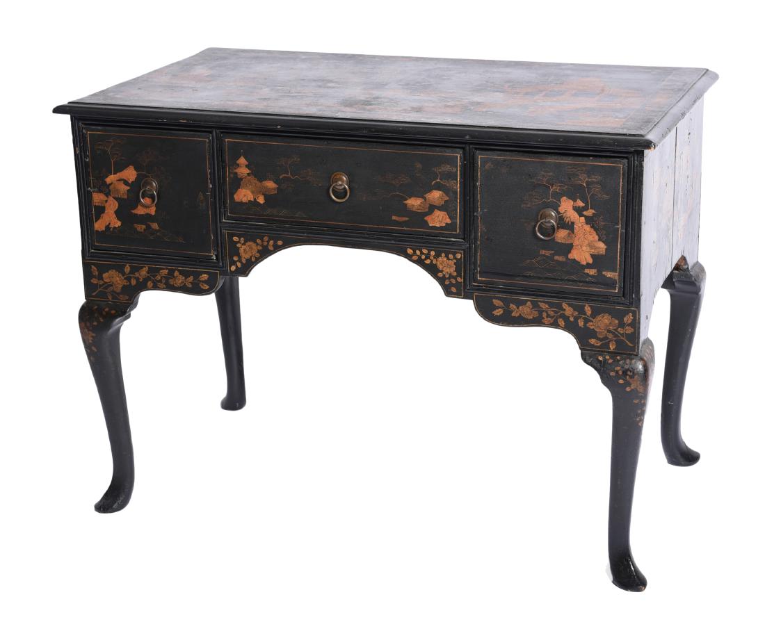 Queen Anne Lowboy With Chinoiserie Decoration (1 of 5)
