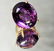 Ladies 14k Gold & Amethyst Cocktail Ring Sz 6