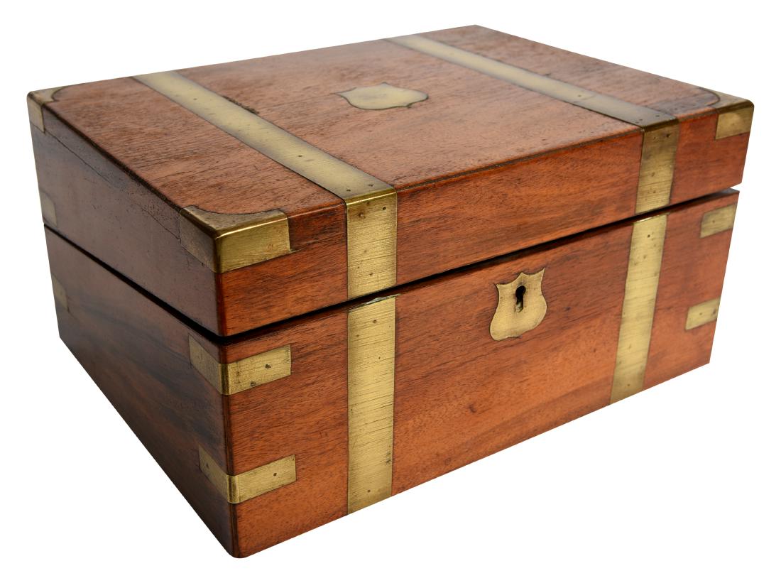 19th C English Walnut Lap Desk (1 of 7)