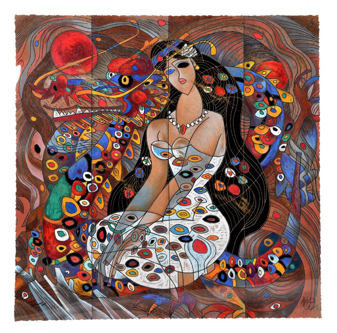 Tie Feng Jiang Serigraph Signed #31/75 (1 of 2)