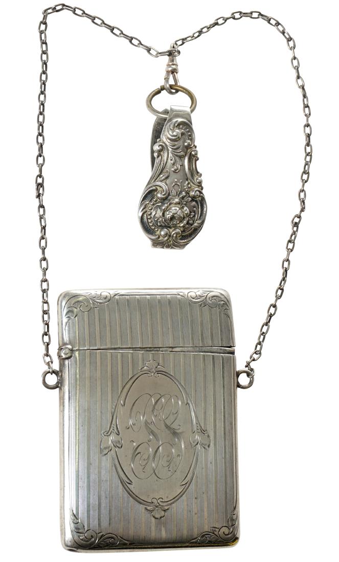 Sterling Silver Card Case And Belt Clip (1 of 8)