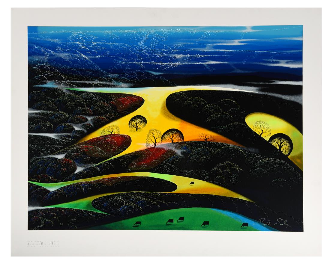 Eyvind Earle Serigraph "Sunset Magic" # Pp 1/5 (1 of 3)