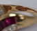 3 14k Gold Ladies Rings Ruby Sapphire Emerald - 4