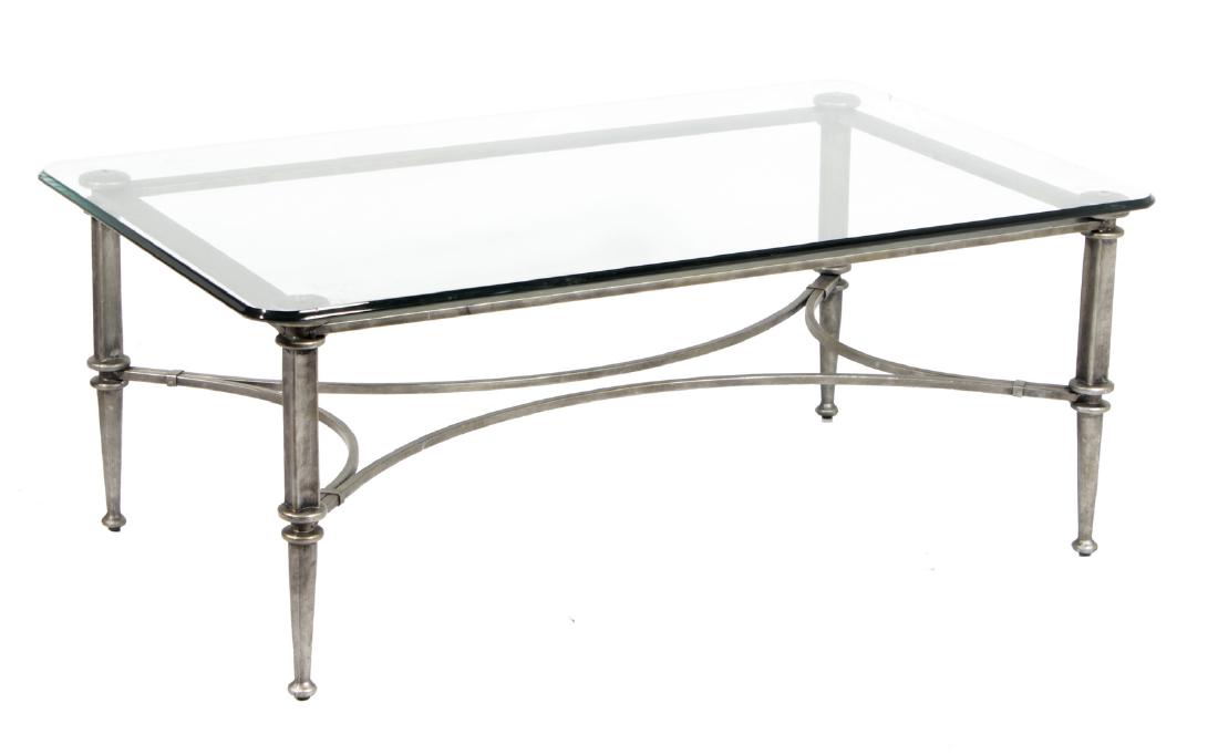 Neoclassical Style Steel Coffee Table (1 of 6)