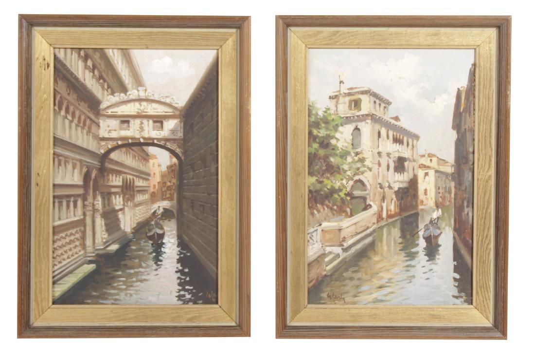 Warly - Pair of Oils on Panels (1 of 7)