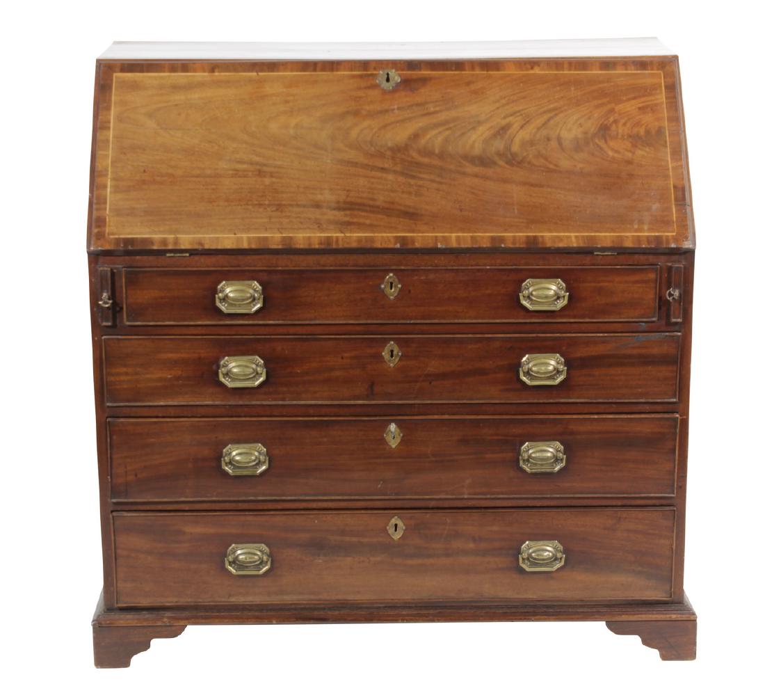 George III Style Slant Front Desk (1 of 8)