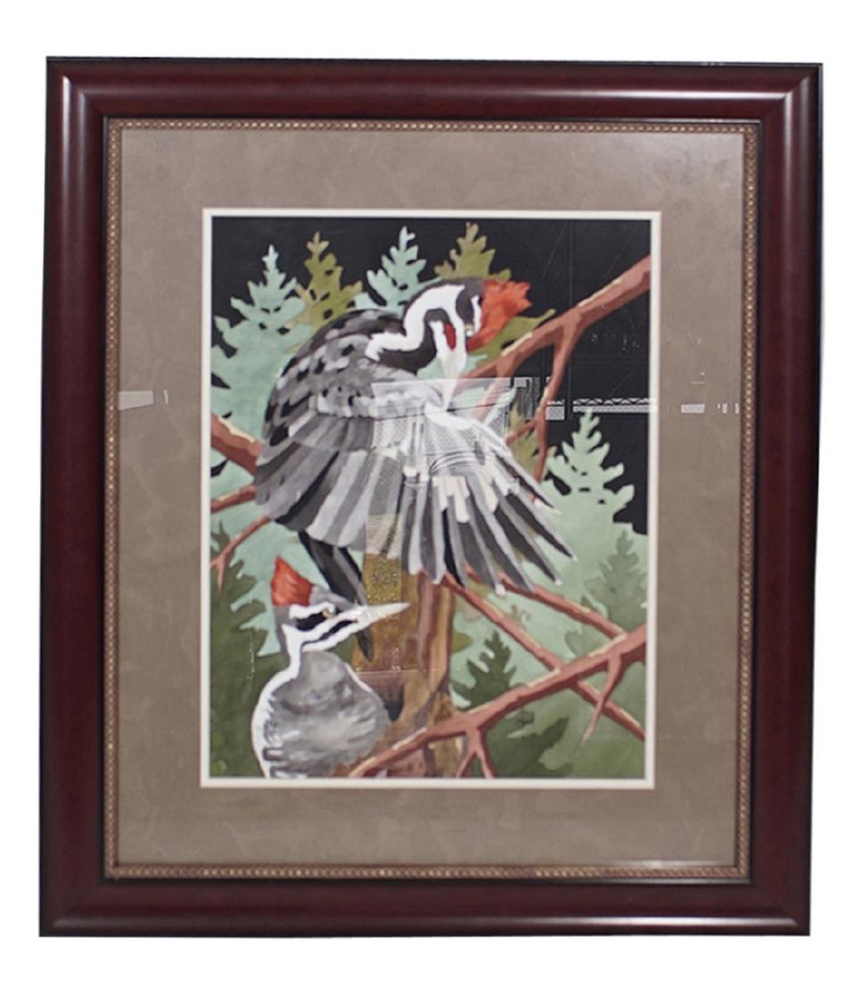 Goad, Dan, Lithograph, Woodpecker (1 of 9)