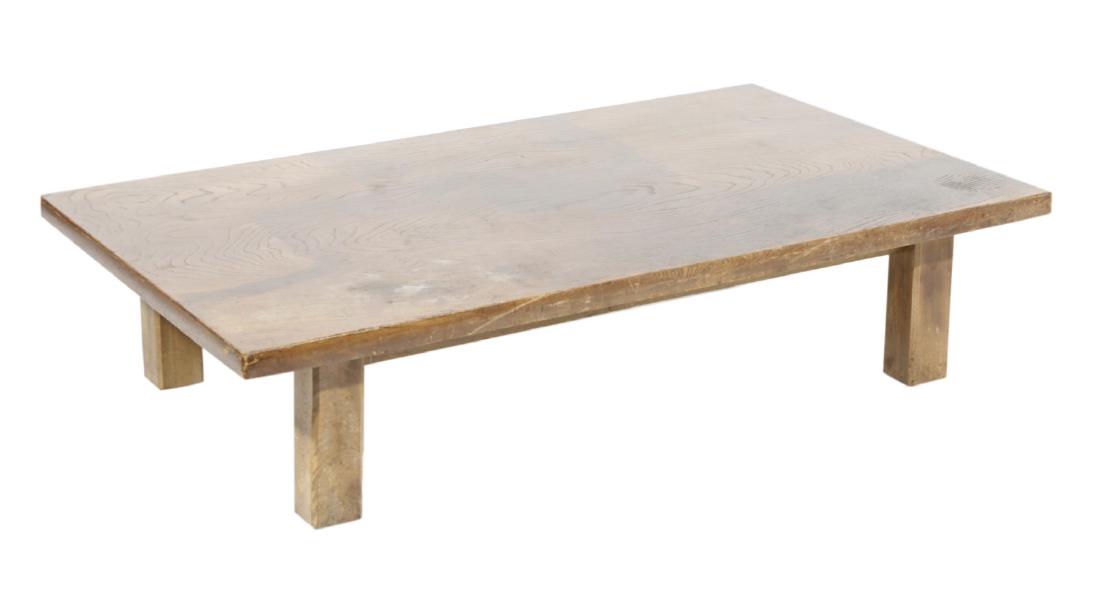 Craftsman Style Oak Coffee Table (1 of 4)