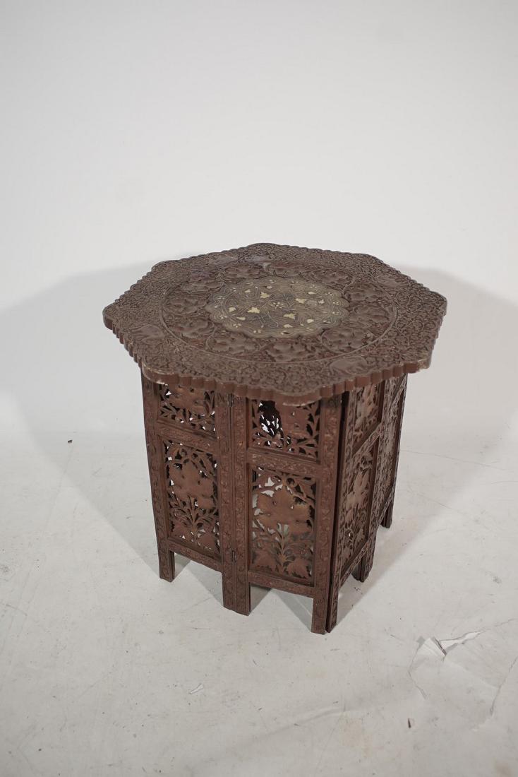 Indian Carved Wooden Table: Indian Carved Wooden Table