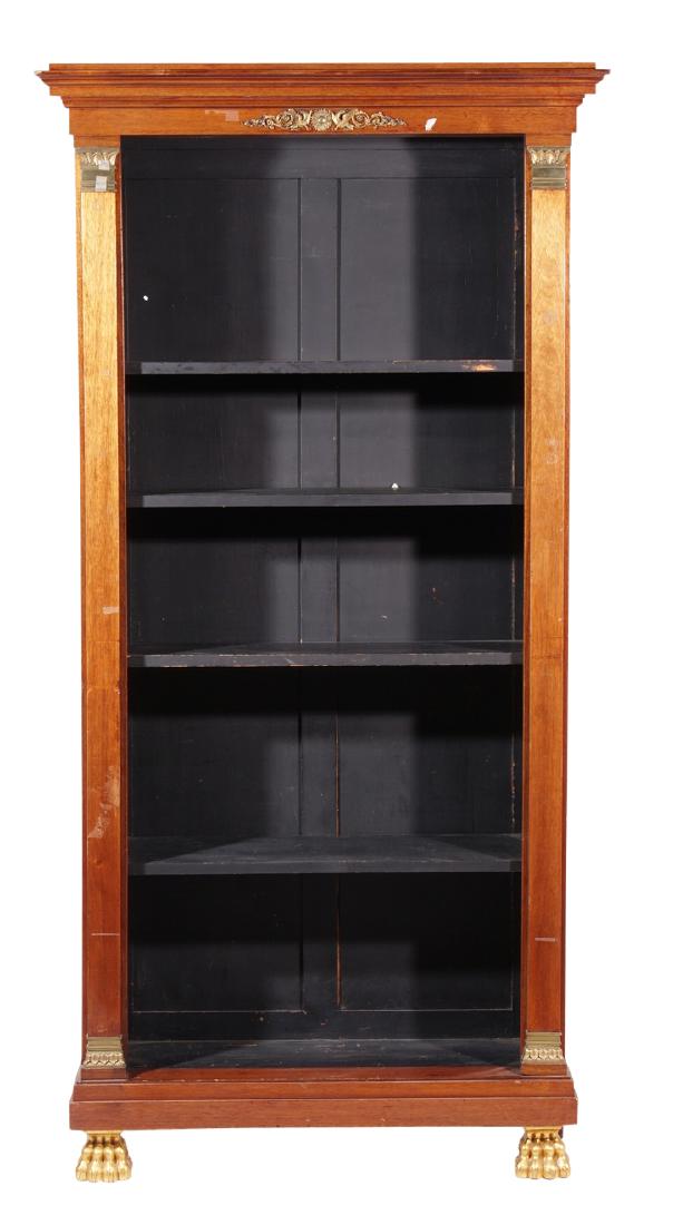 Empire Style Mahogany Bookcase (1 of 8)
