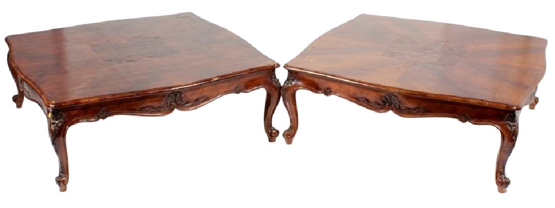 Pair Louis XV Style Coffee Tables (1 of 5)
