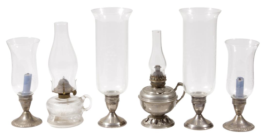 Group Four (4) Sterling Silver Candlesticks (1 of 9)