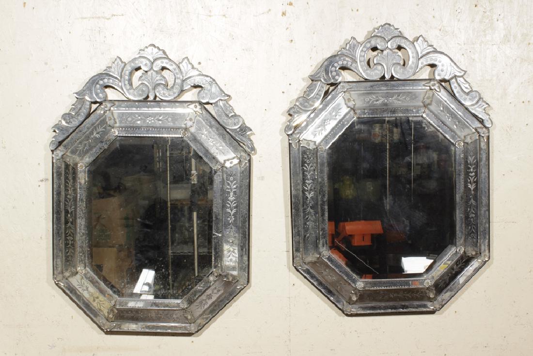 Pair of Venetian Style Mirrors (1 of 6)