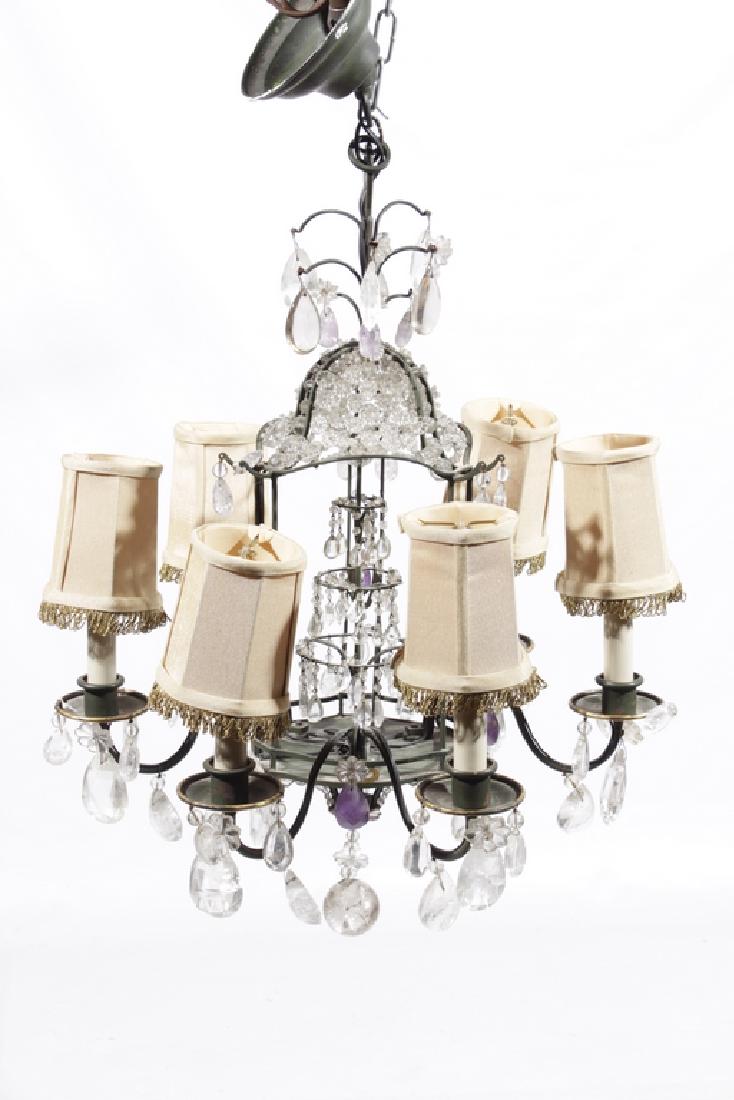 Diminutive Italian Tole Chandelier (1 of 6)