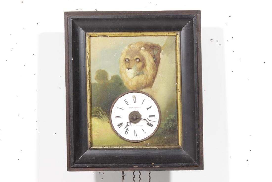 19th c "Rahmenuhr" Clock (1 of 5)