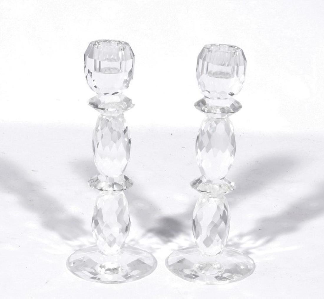 Pair Cut Crystal Candlesticks (1 of 6)