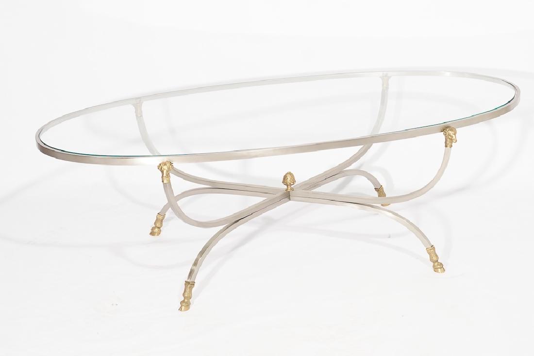 Oval Coffee Table In The Manner of Jansen (1 of 5)