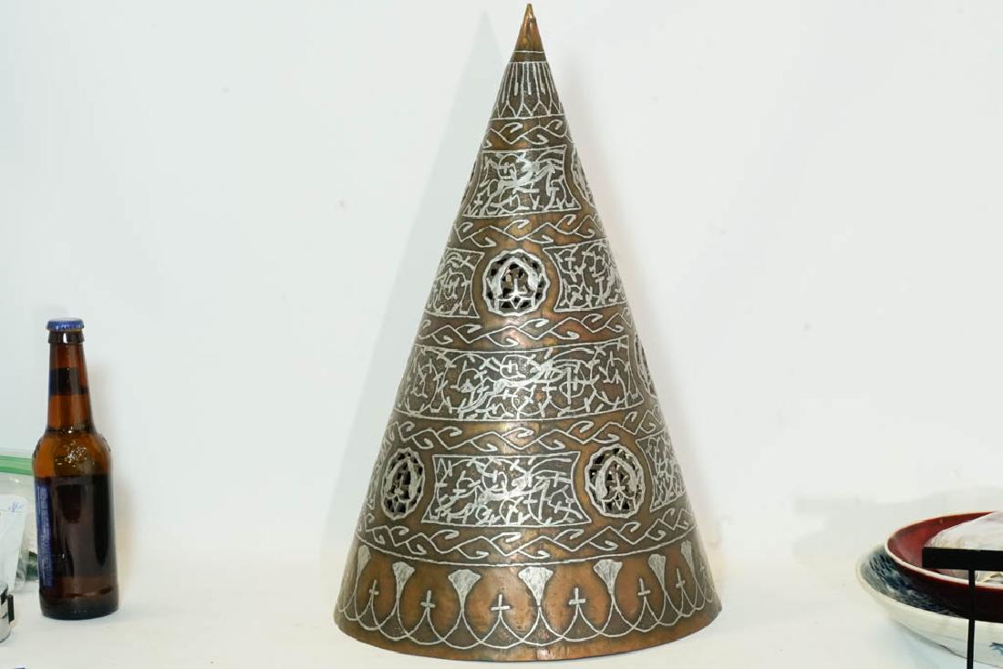 Mixed Metal Cone Light Fixture (1 of 9)