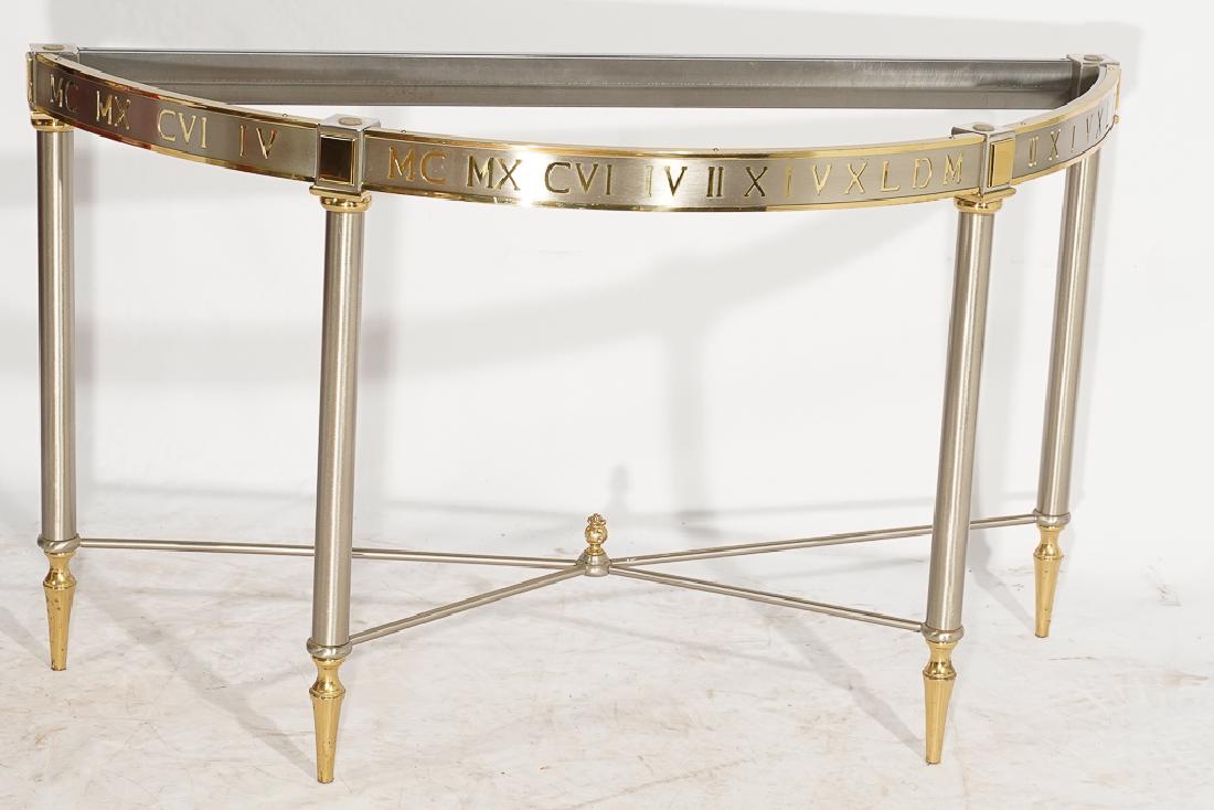 Neoclassical Steel Console In The Style of Jansen (1 of 8)