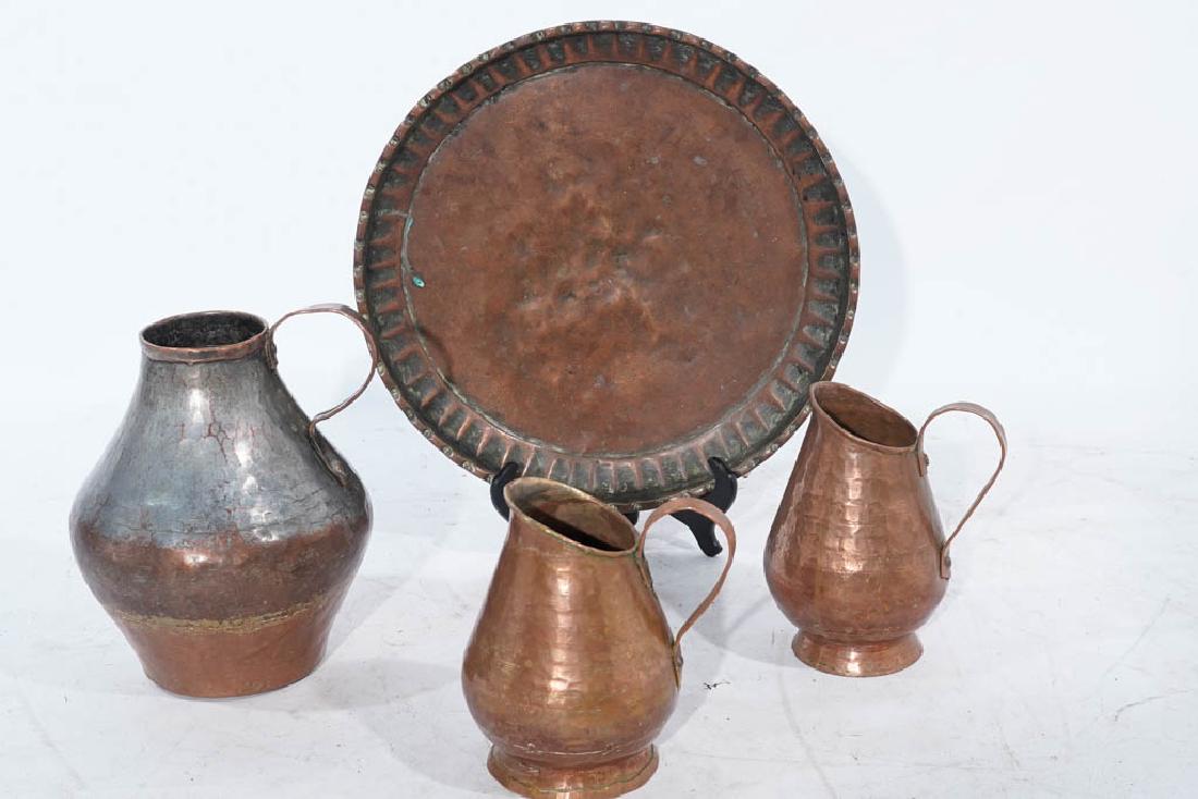 Lot of Four (4) Vintage Copper Objects (1 of 10)